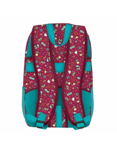 Cartable Gorjuss Fireworks Bordeaux (29 x 45 x 17 cm)