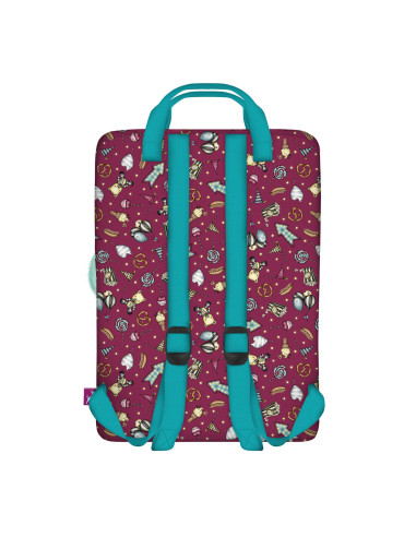 Cartable Gorjuss Fireworks Bordeaux (25 x 36 x 10 cm)