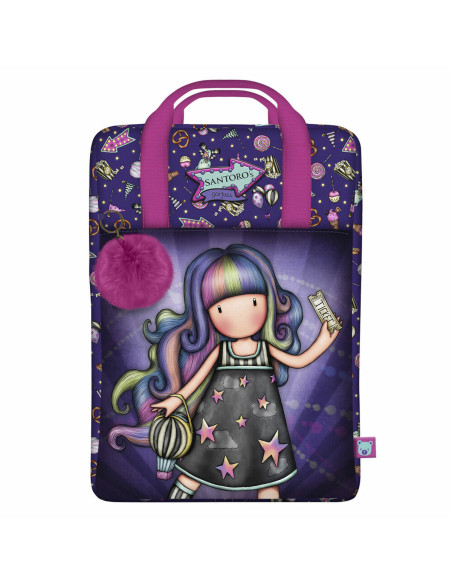 Cartable Gorjuss Up and away Violet (25 x 36 x 10 cm)