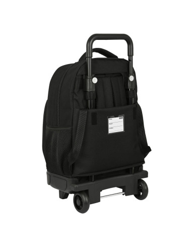 Cartable à roulettes Safta Surf Noir (33 x 45 x 22 cm)