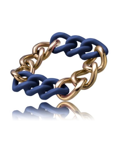 Bracelet Femme Time Force TS5148BB Bleu Acier Doré