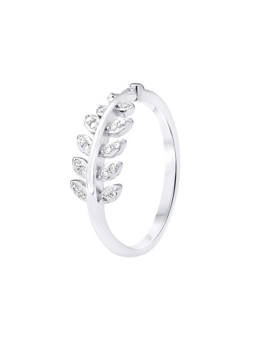 Bague motif "FEUILLE DE LAURIER"  Ajustable 