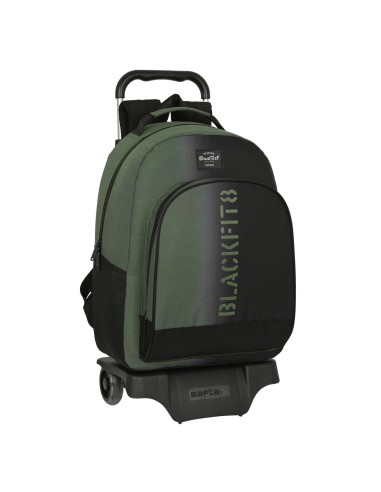 Cartable à roulettes BlackFit8 Gradient Noir Vert militaire (32 x 42 x 15 cm)