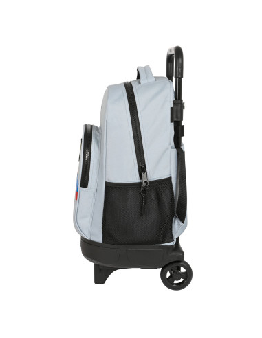 Cartable à roulettes F.C. Barcelona Gris (33 x 45 x 22 cm)