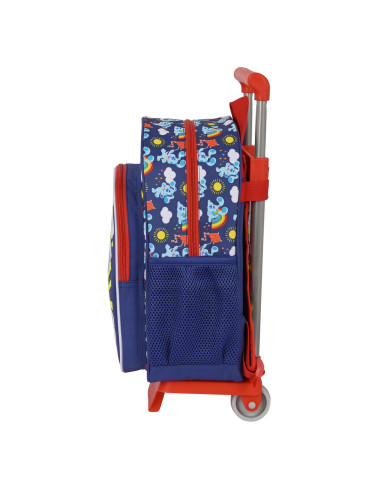 Cartable à roulettes Blue's Clues Blue marine (26 x 34 x 11 cm)