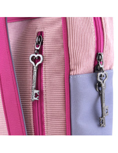 Sac à dos Gorjuss Cheshire cat Rose Violet (27 x 10 x 37 cm) 2