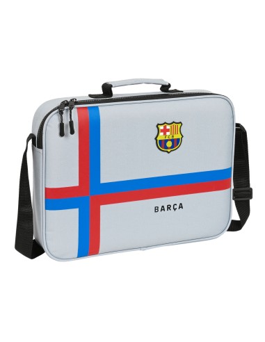 Cartable d'école F.C. Barcelona Gris (38 x 28 x 6 cm)