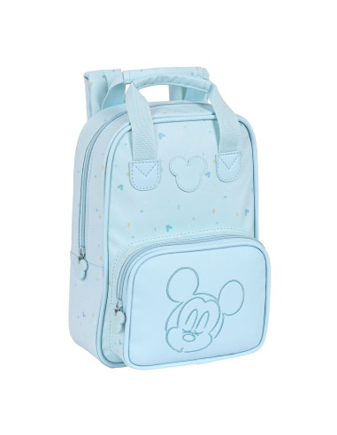 Cartable Mickey Mouse Clubhouse Bleu clair (20 x 28 x 8 cm)