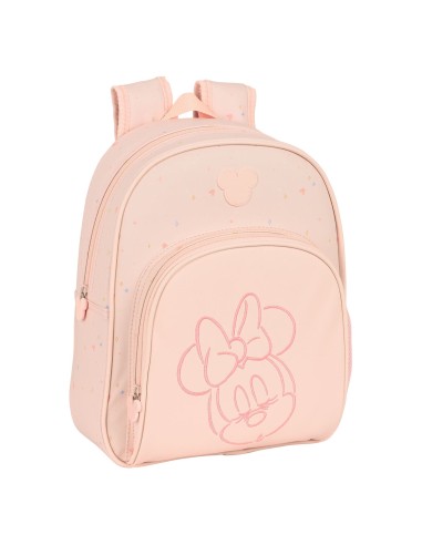 Cartable Minnie Mouse Baby Rose (28 x 34 x 10 cm)