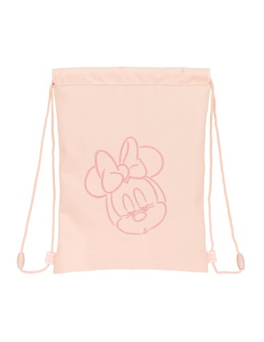 Sac à dos serré par des ficelles Minnie Mouse Rose (26 x 34 x 1 cm)