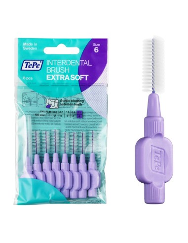 brosses interdentaires Tepe Lila Super doux (8 Pièces)