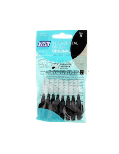 brosses interdentaires Tepe Noir (8 Unités)