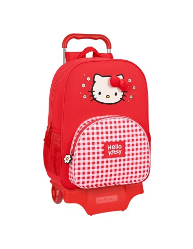 Cartable à roulettes Hello Kitty Spring Rouge (33 x 42 x 14 cm)