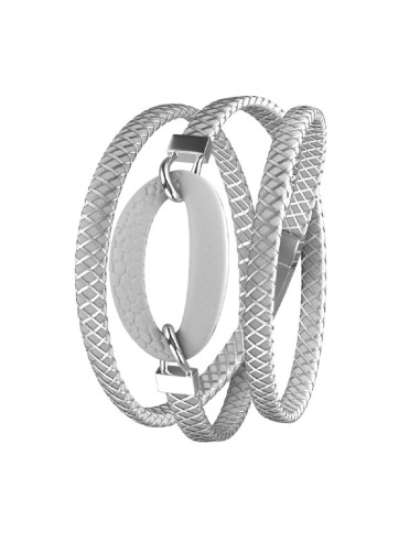 Bracelet Femme Panarea BM1B19 Argenté Argent Blanc (55 cm)