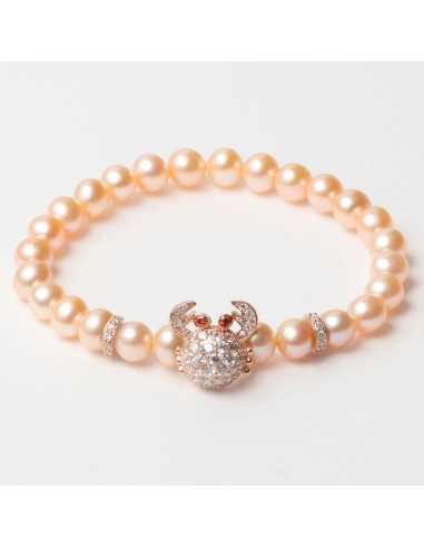 Bracelet Femme Lancaster JLA-BR-CRAB-2-PE Orange Argent 925 16 mm Rosé