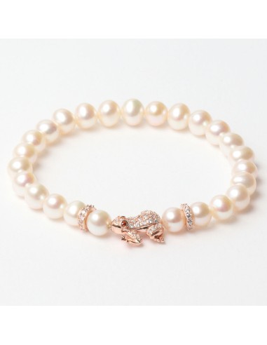 Bracelet Femme Lancaster JLA-BR-FROG-2-WH Blanc Argent 925 16 mm Rosé