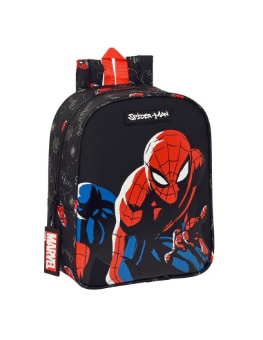 Sac à dos enfant Spiderman Hero Noir (22 x 27 x 10 cm)