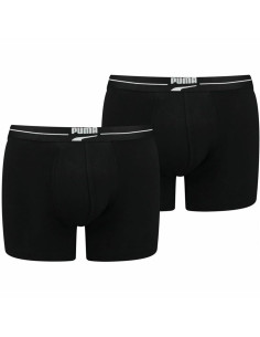 Boxer pour homme Puma  Gentle Retro 2 Unités Noir
