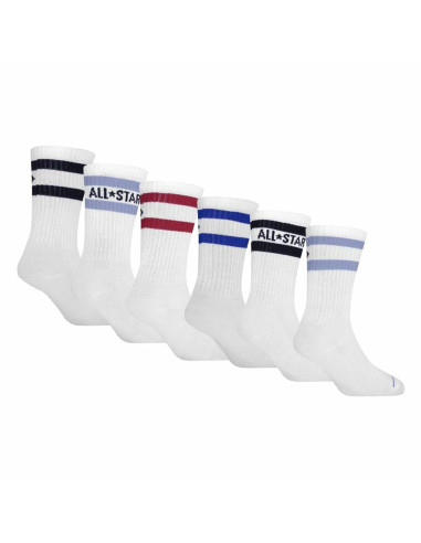 Chaussettes Converse Wordmark Crew Blanc (5-7 Ans)