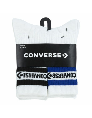 Chaussettes Converse Wordmark Crew Blanc (5-7 Ans)