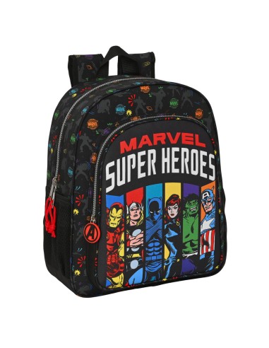 Cartable The Avengers Super heroes Noir (32 x 38 x 12 cm)