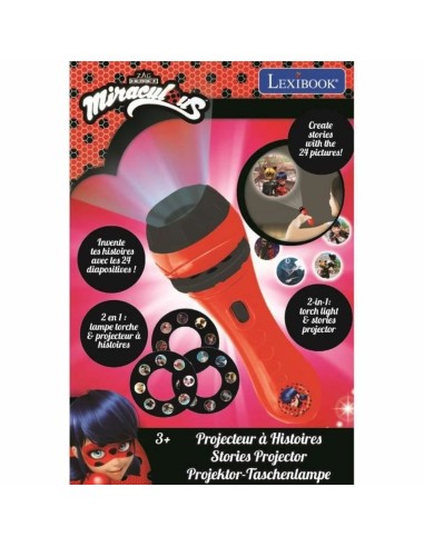 Lampe Torche Lexibook Miraculous Projecteur Conteur