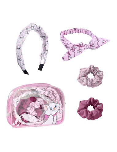 Accessoires pour les Cheveux Disney Marie Multicouleur (4 pcs)