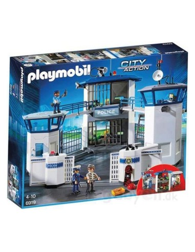 Playset City Action Police Station With Prison Playmobil 6919