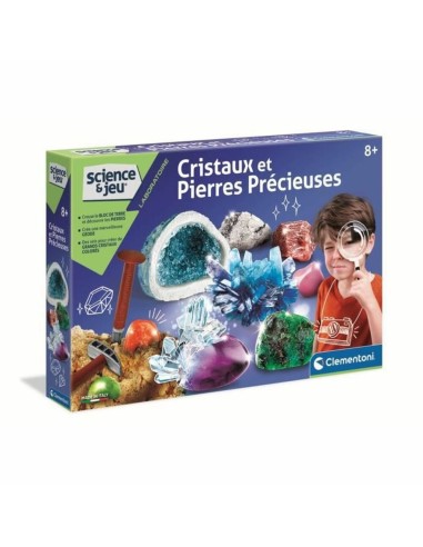 Jeu scientifique Clementoni Crystals and Gemstones