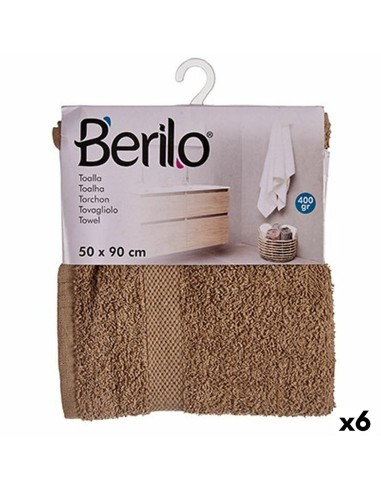 Serviette de toilette Camel 50 x 90 cm (6 Unités)