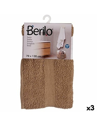 Serviette de toilette Camel 70 x 130 cm (3 Unités)