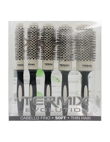 Ensemble de peignes/brosses Termix Evolution Soft (5 pcs)