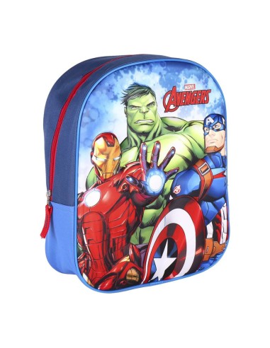 Cartable The Avengers Bleu (25 x 31 x 10 cm)