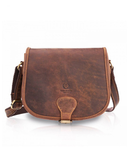  Sac en cuir naturel model 173195 Galanter 