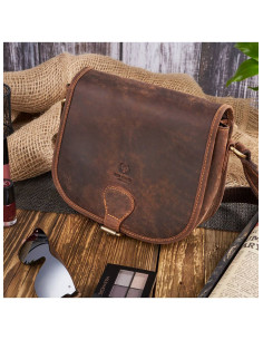  Sac en cuir naturel model 173195 Galanter  2