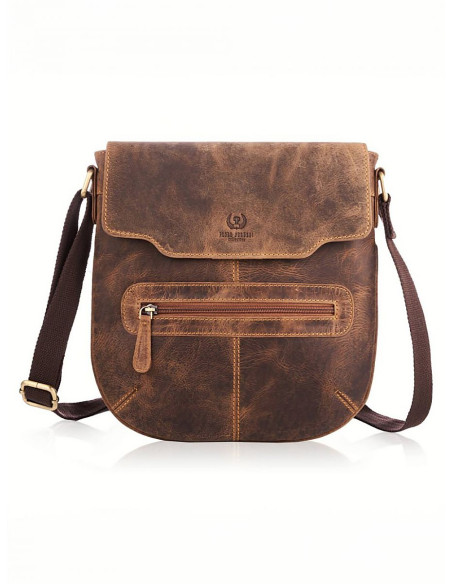  Sac en cuir naturel model 191537 Galanter 