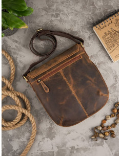  Sac en cuir naturel model 191537 Galanter  2