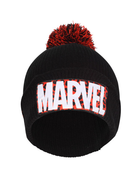 Chapeau Marvel Leopard Logo Noir