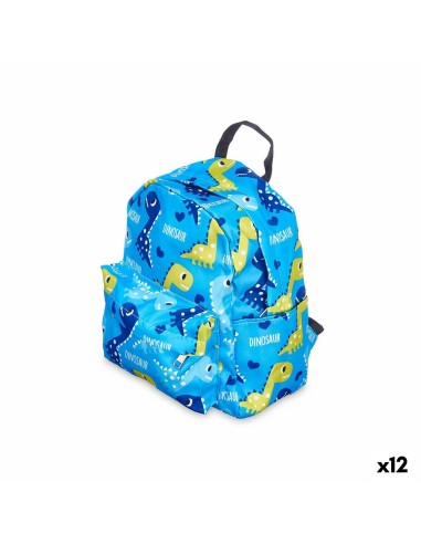 Cartable Dinosaures Multicouleur 28 x 12 x 22 cm (12 Unités)