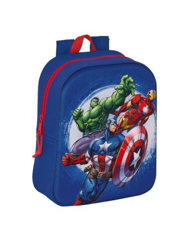 Cartable The Avengers 3D Blue marine 22 x 27 x 10 cm