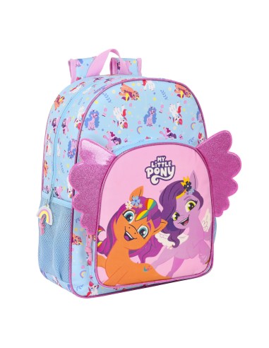 Cartable My Little Pony Wild  free Bleu Rose 33 x 42 x 14 cm