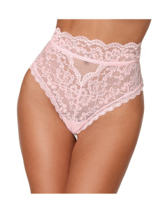 String dentelle taille haute rose - DG1477PNK 2