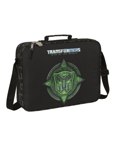 Cartable d'école Transformers Noir 38 x 28 x 6 cm