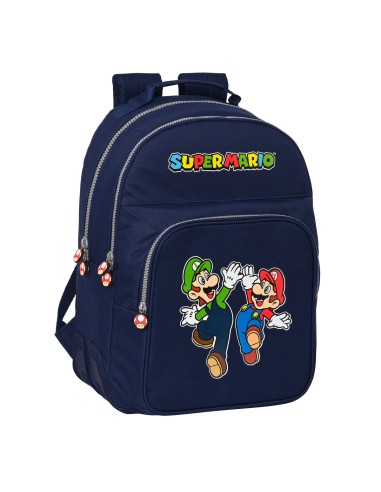 Cartable Super Mario Blue marine 32 x 42 x 15 cm