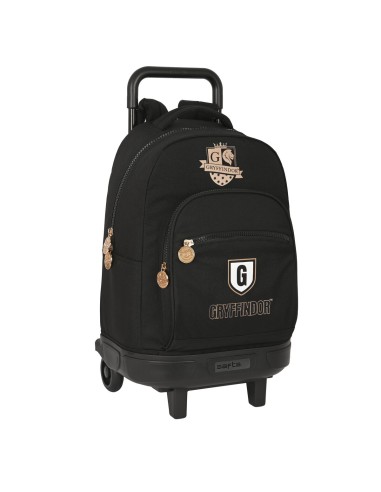 Cartable à roulettes Harry Potter Bravery 33 x 45 x 22 cm Noir