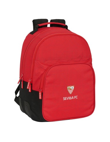 Cartable Sevilla Fútbol Club Noir Rouge 32 x 42 x 15 cm