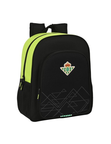 Cartable Real Betis Balompié 32 x 38 x 12 cm Noir Citron