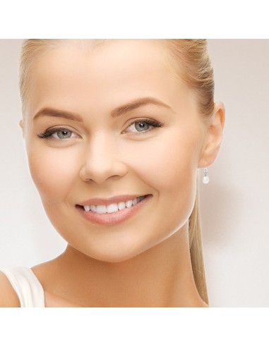 PERLINEA- Boucles d'Oreilles- Perles de Culture...