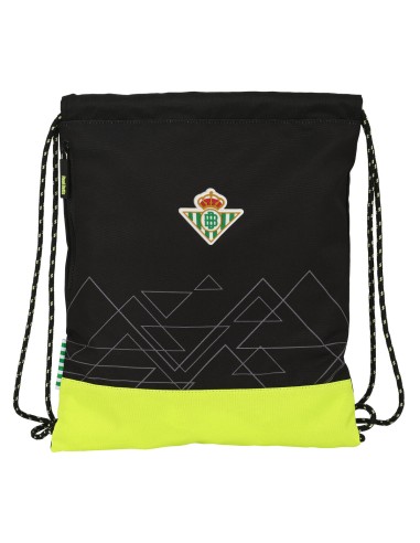 Sac à dos serré par des ficelles Real Betis Balompié Noir Citron