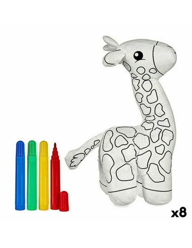 Coloriage de peluches Girafe (8 Unités)